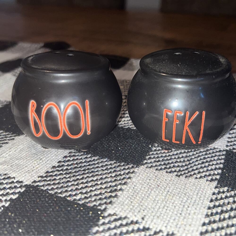 Rae Dunn Halloween Salt and Pepper shakers
